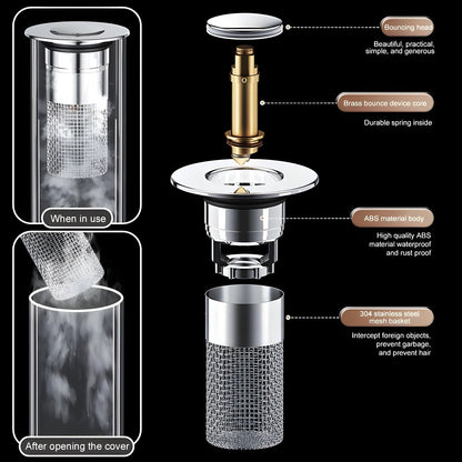 Elvori DrainGuard™ Sink Stopper