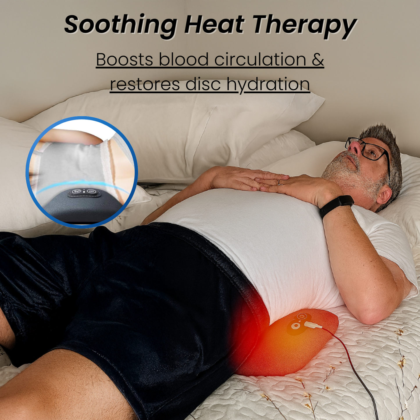 ELVORI™ 3-in-1 Smart Pillow for Back Pain Relief