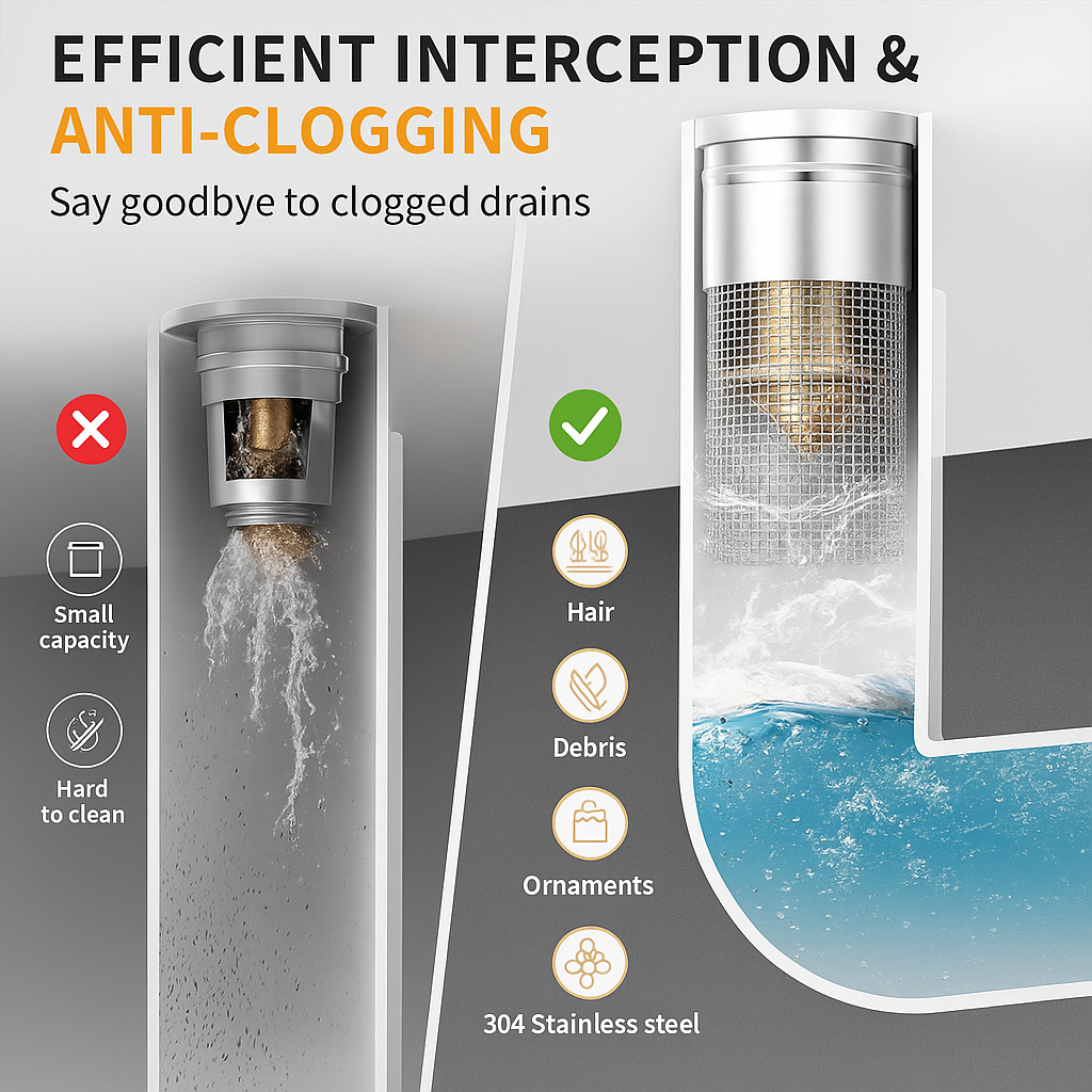 Elvori DrainGuard™ Sink Stopper
